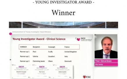 illustration Prix du meilleur jeune cardiologue et chercheur pour Dr ESSAYAGH