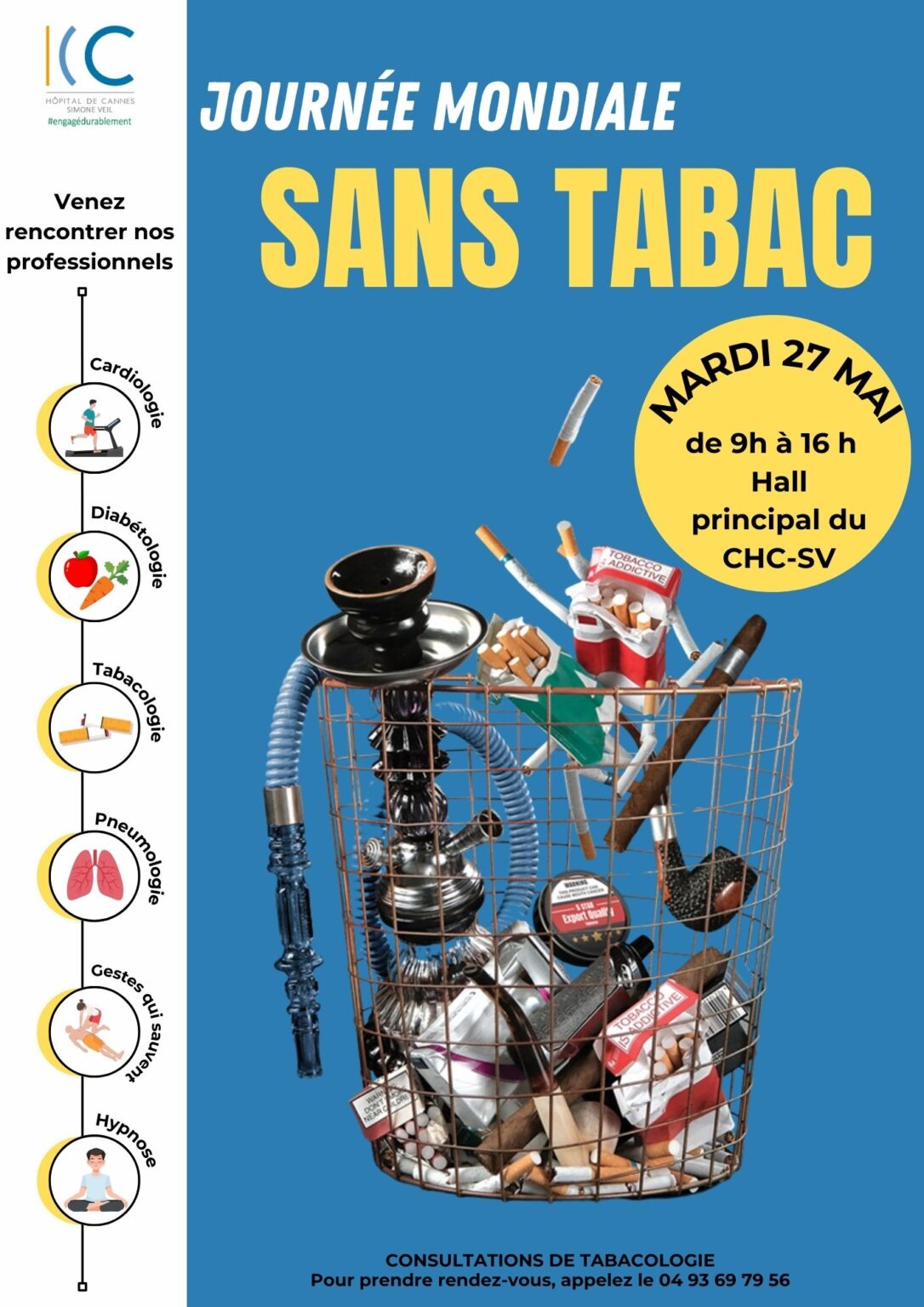 Journée mondiale sans tabac - Hôpital de Cannes Hôpital de Cannes