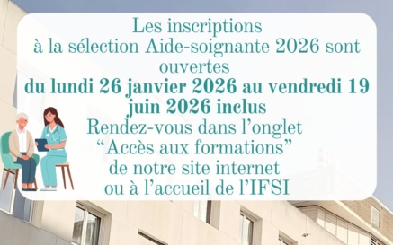 illustration Concours d'entrée en IFAS : ouverture des inscriptions 2026